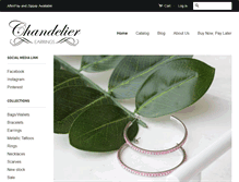 Tablet Screenshot of chandelier-earrings.net